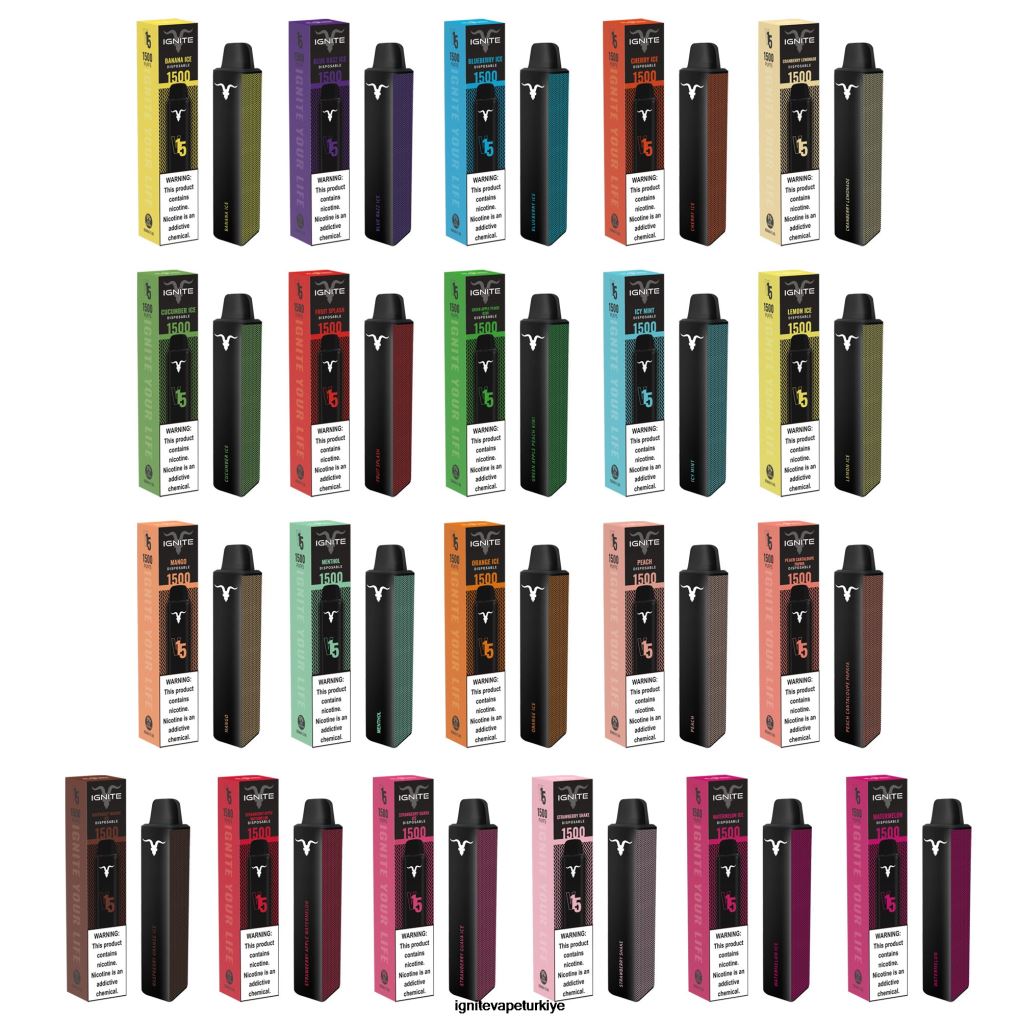 IGNITE V15 elektronik sigara kalemi çilek guava buz 6D6D8X116 - IGNITE Vape Türkiye