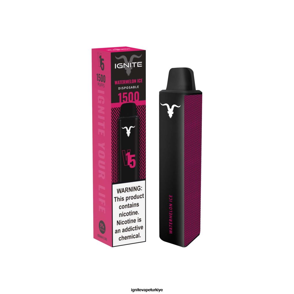 IGNITE V15 elektronik sigara kalemi kızılcık limonatası 6D6D8X110 - IGNITE Elektronik Sigara