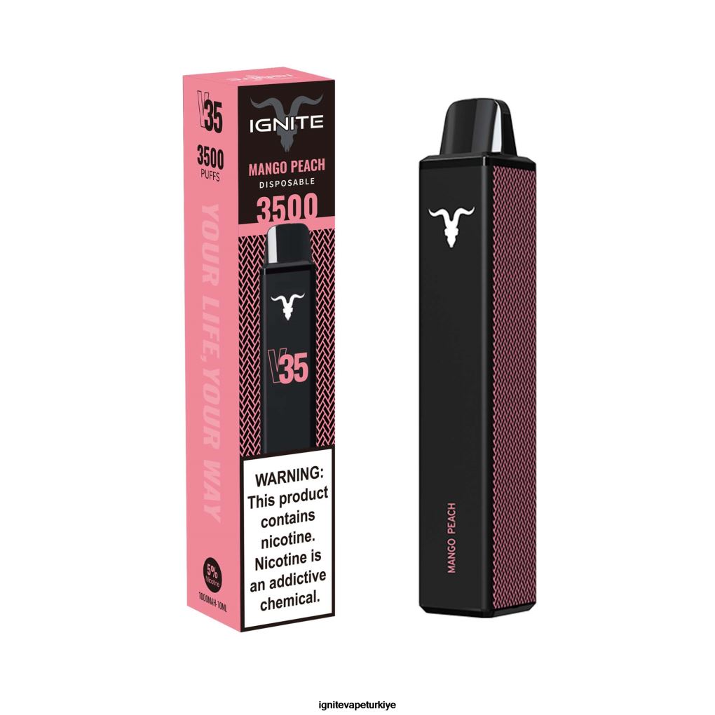 IGNITE V35 elektronik sigara kalemi çilek Muz 6D6D8X139 - IGNITE Vape Istanbul