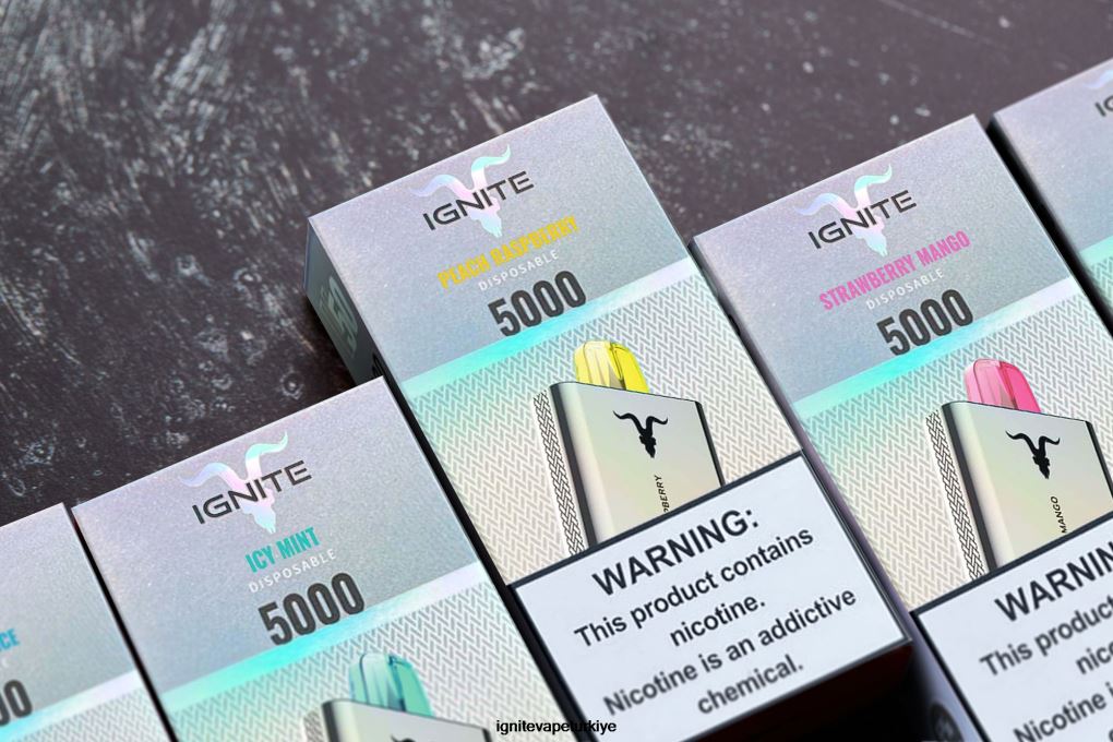 IGNITE V50 vape kalemi 10\'lu paket yeşil Elma 6D6D8X145 - IGNITE Pods Review