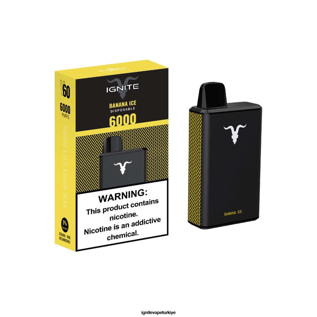 IGNITE V60 elektronik sigara kalemi üzüm buzu 6D6D8X32 - IGNITE Elektronik Sigara Fiyatları