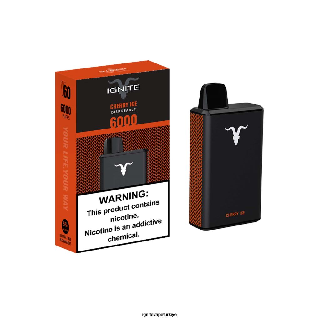 IGNITE V60 elektronik sigara kalemi üzüm buzu 6D6D8X32 - IGNITE Elektronik Sigara Fiyatları