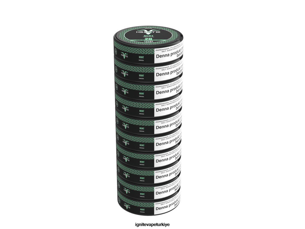 IGNITE nikotin torbaları 10\'lu paket şeftalili buzlu çay 6D6D8X184 - IGNITE Vaper