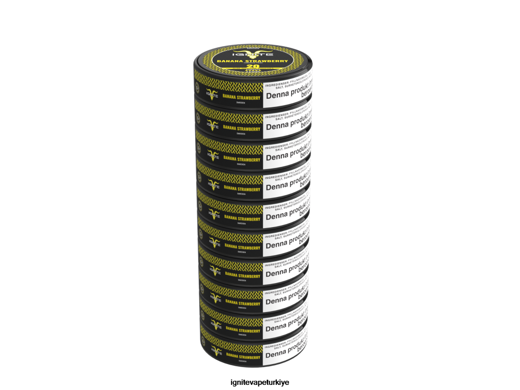 IGNITE nikotin torbaları 10\'lu paket şeftalili buzlu çay 6D6D8X184 - IGNITE Vaper