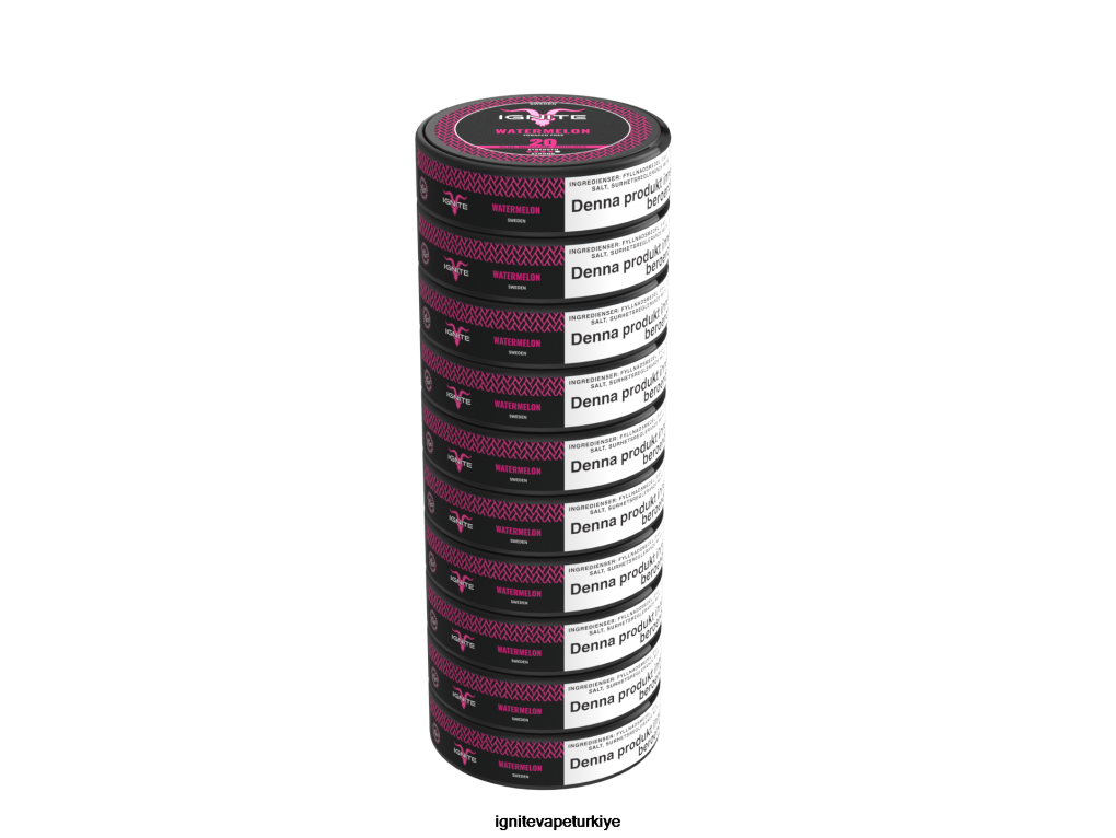 IGNITE nikotin torbaları 10'lu paket karpuz 6D6D8X181 - IGNITE Puff Price